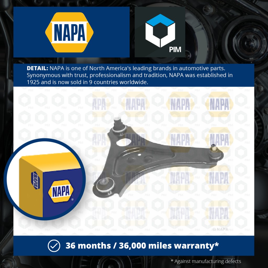 NAPA Wishbone / Suspension Arm Front Right NST2527 [PM1875445]