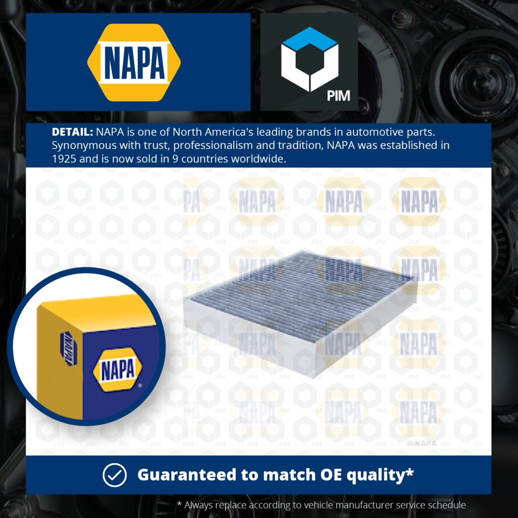 NAPA Pollen / Cabin Filter NFC4186 [PM1874478]