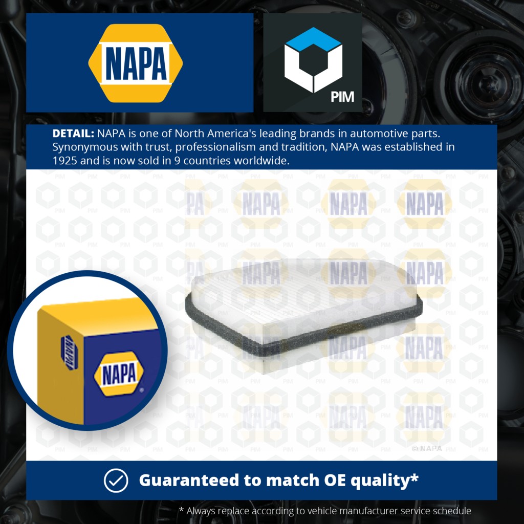 NAPA Pollen / Cabin Filter NFC4183 [PM1874475]