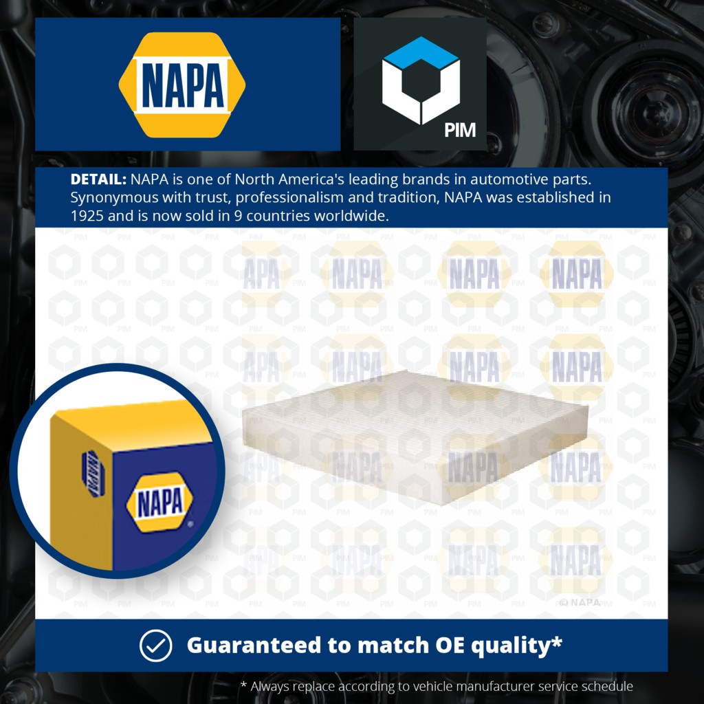 NAPA Pollen / Cabin Filter NFC4167 [PM1874459]