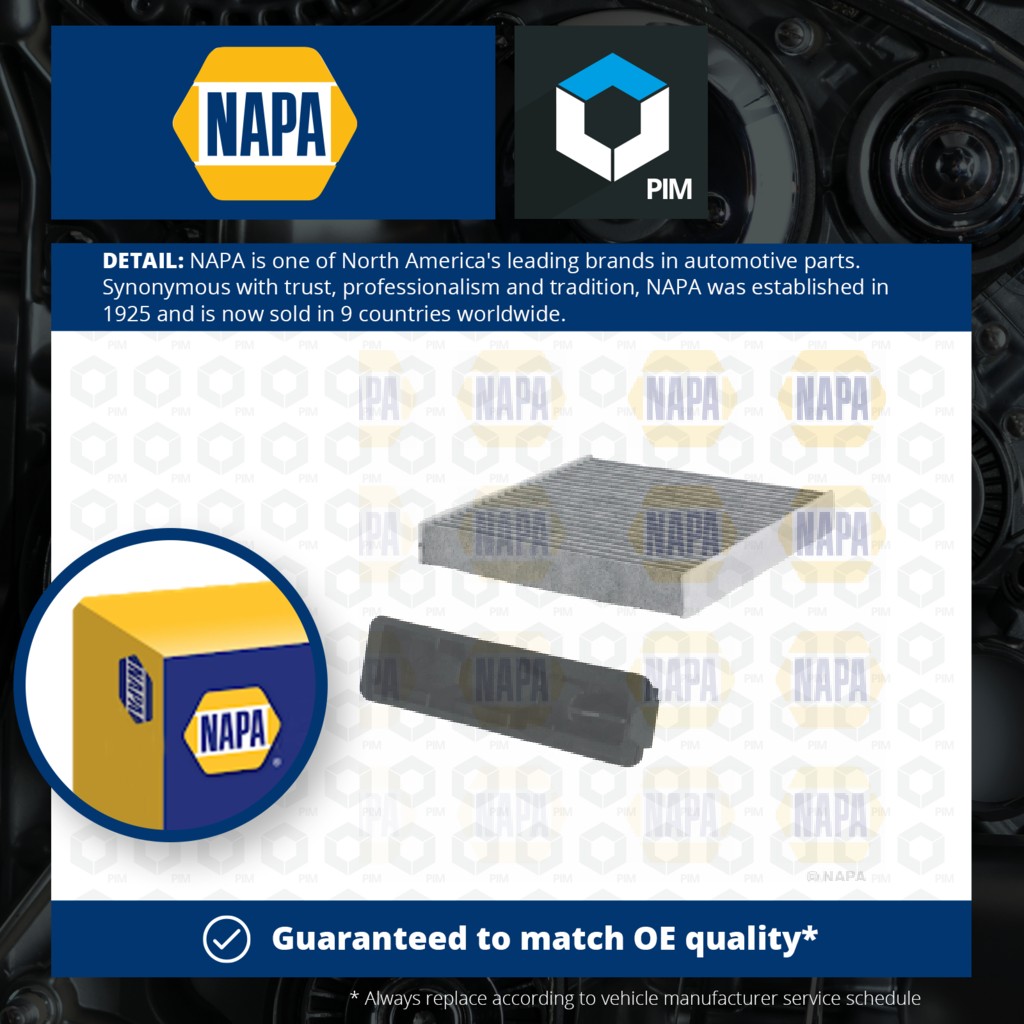 NAPA Pollen / Cabin Filter NFC4163 [PM1874455]