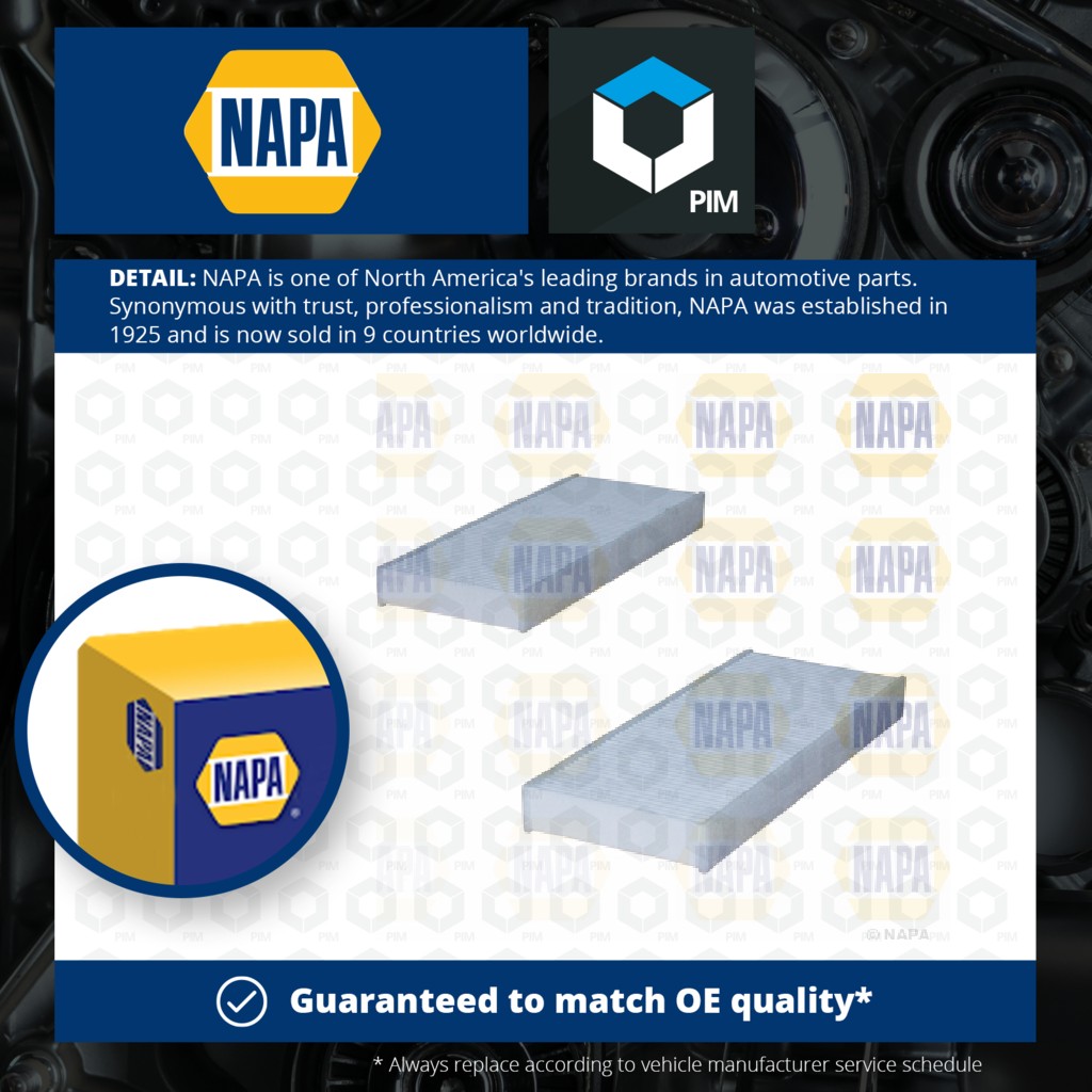 NAPA Pollen / Cabin Filter NFC4154 [PM1874446]