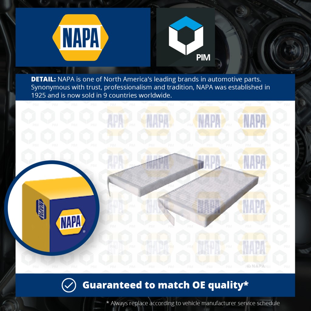 NAPA Pollen / Cabin Filter NFC4137 [PM1874429]