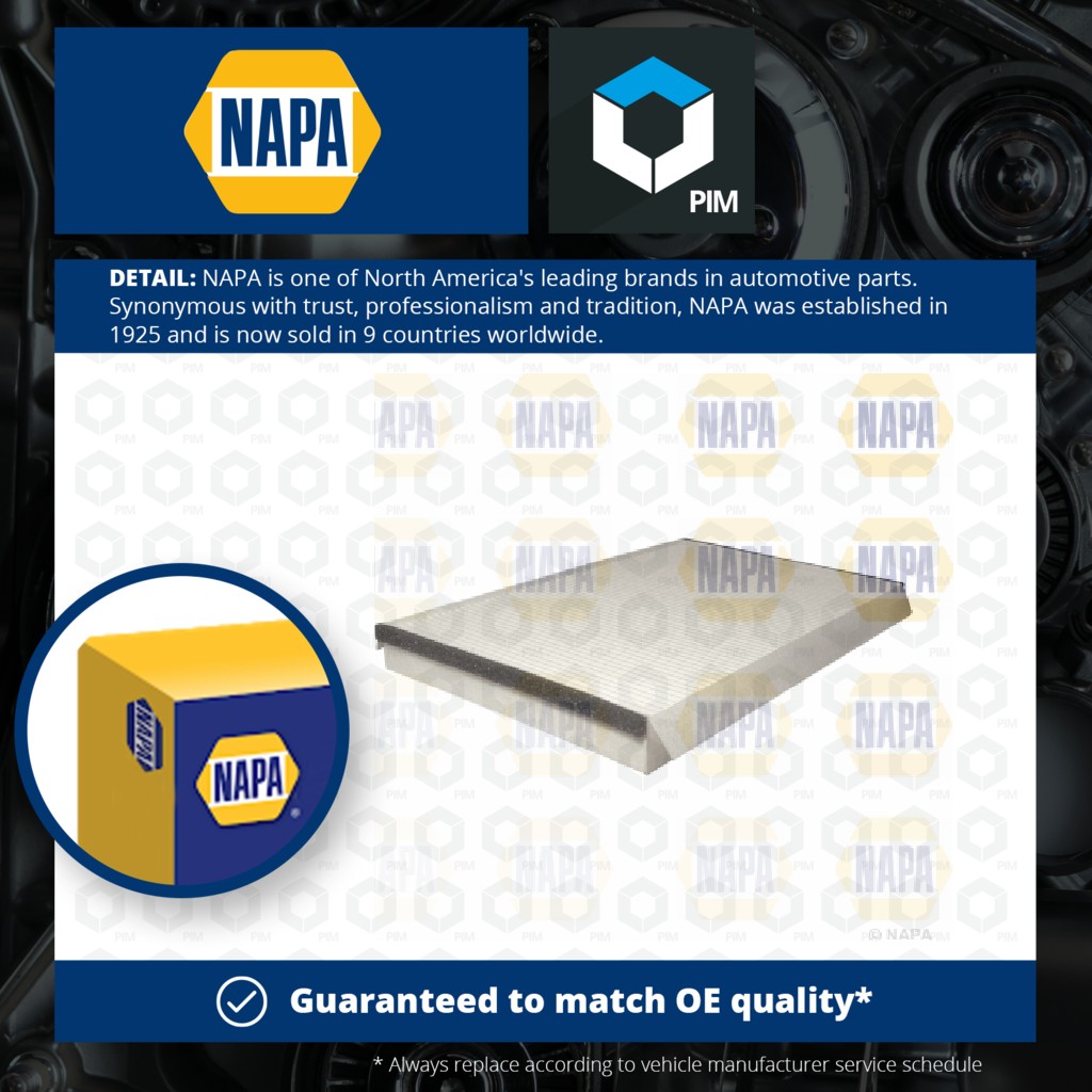 NAPA Pollen / Cabin Filter NFC4135 [PM1874427]