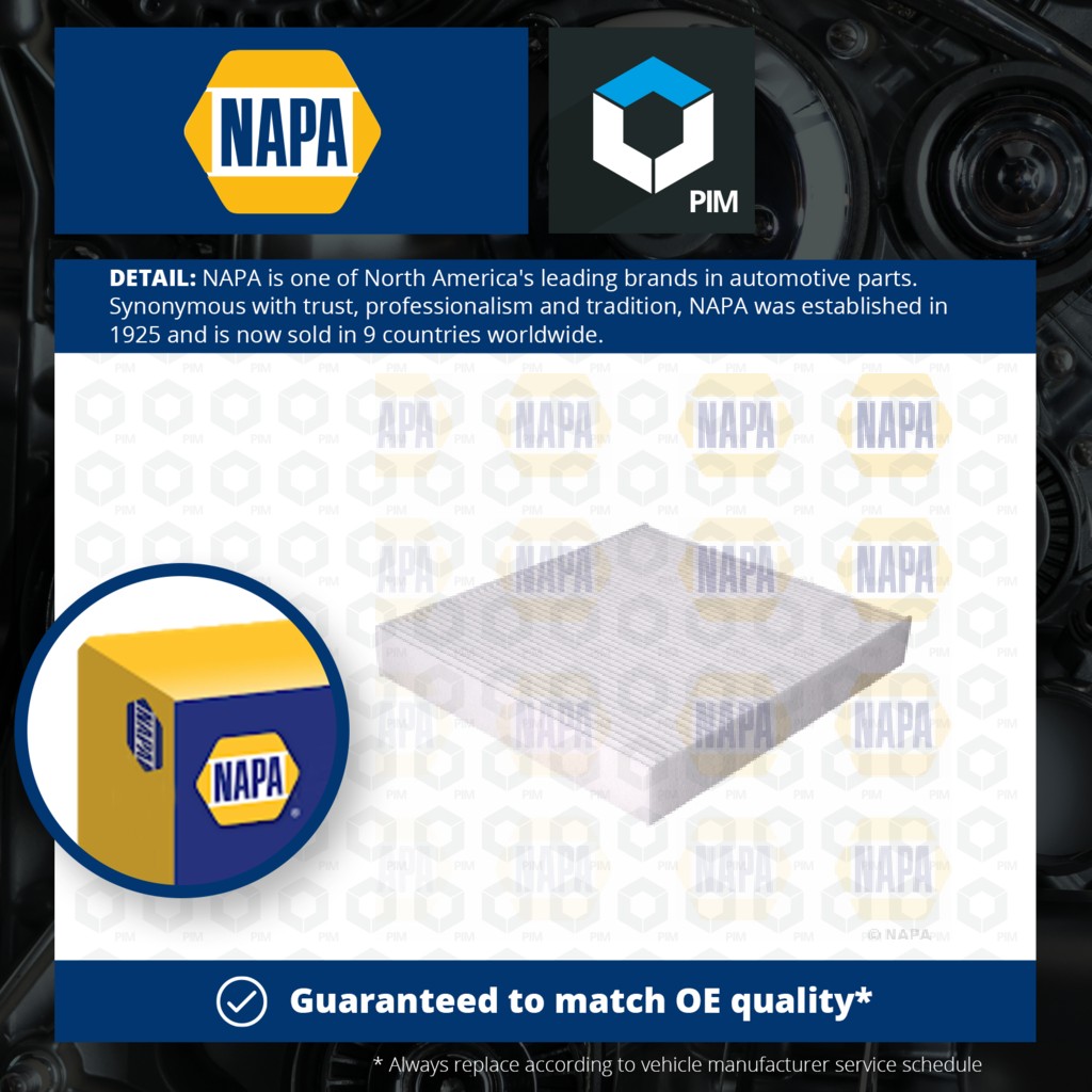 NAPA Pollen / Cabin Filter NFC4130 [PM1874422]