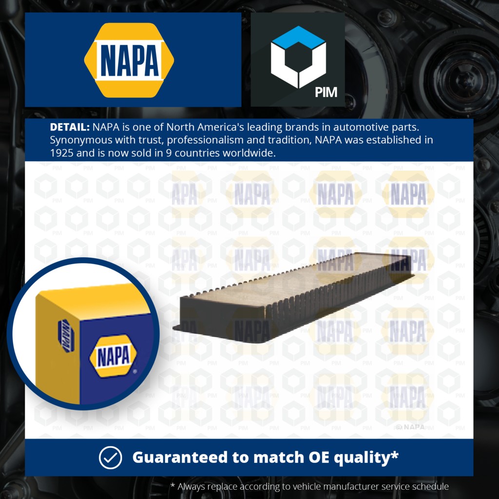 NAPA Pollen / Cabin Filter NFC4080 [PM1874372]