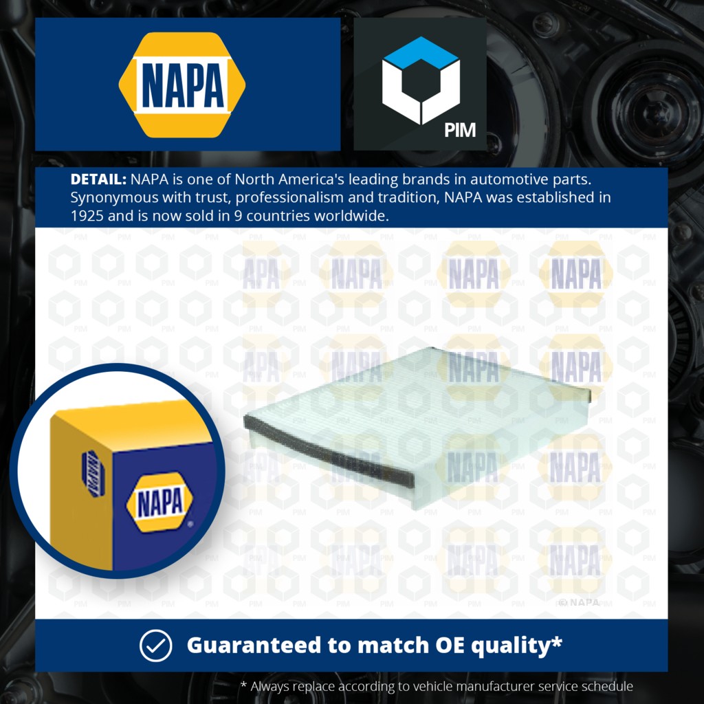 NAPA Pollen / Cabin Filter NFC4028 [PM1874320]