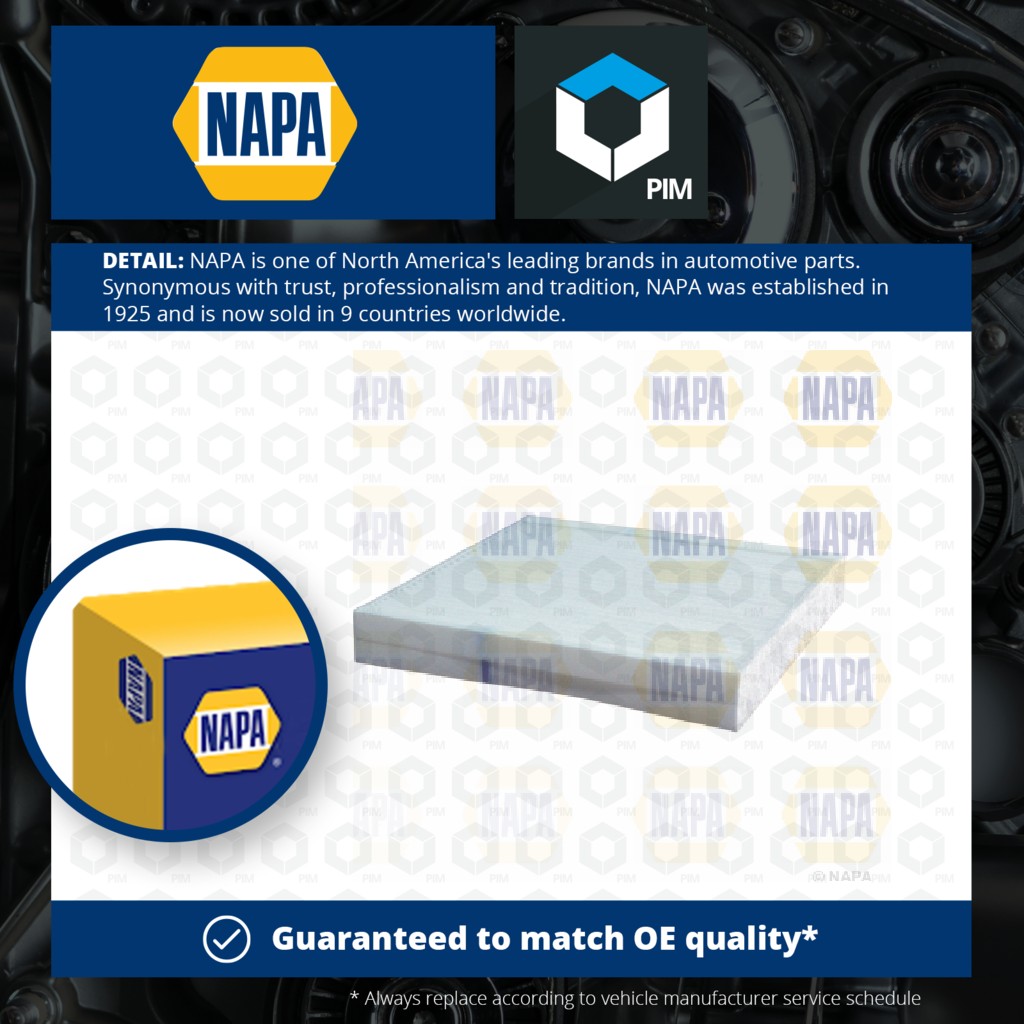 NAPA Pollen / Cabin Filter NFC4011 [PM1874303]