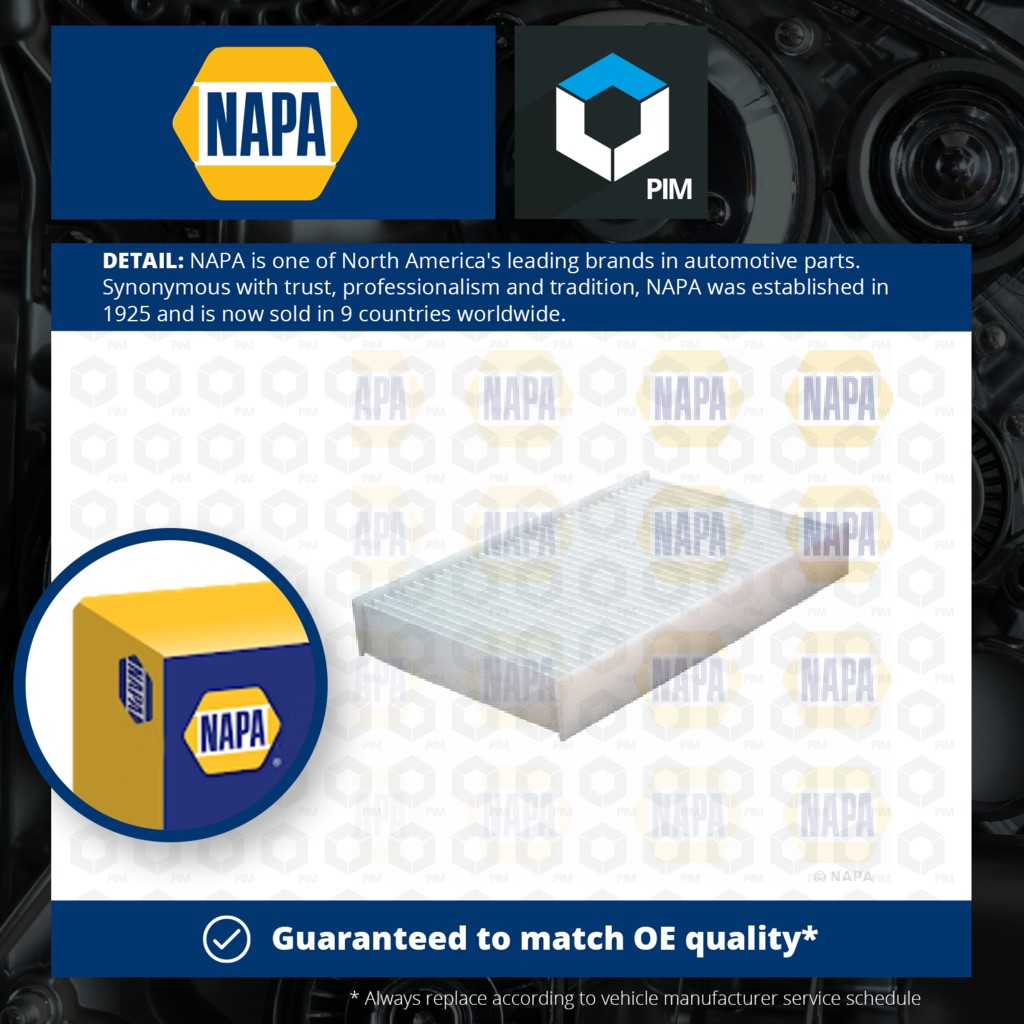NAPA Pollen / Cabin Filter NFC4003 [PM1874295]