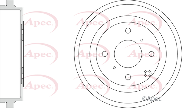 Apec Brake Drum Rear DRM9224 [PM1873104]