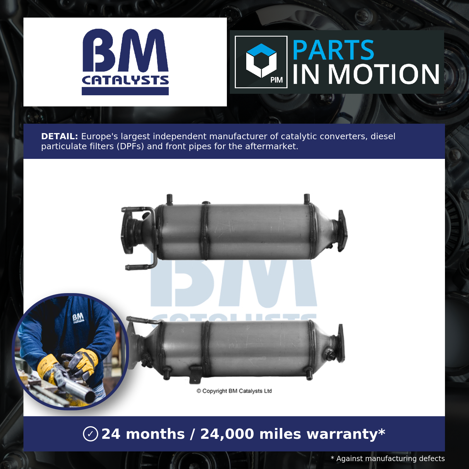 DPF & Approved Diesel Cat BM11096H Fits Iveco Daily 2.3,3.0 td 2006-2011 - Image 3