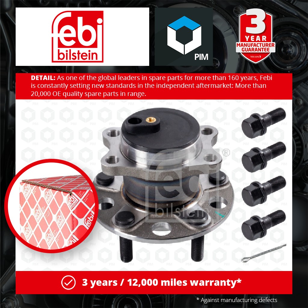 Febi Wheel Bearing Kit Rear 172587 [PM1864703]