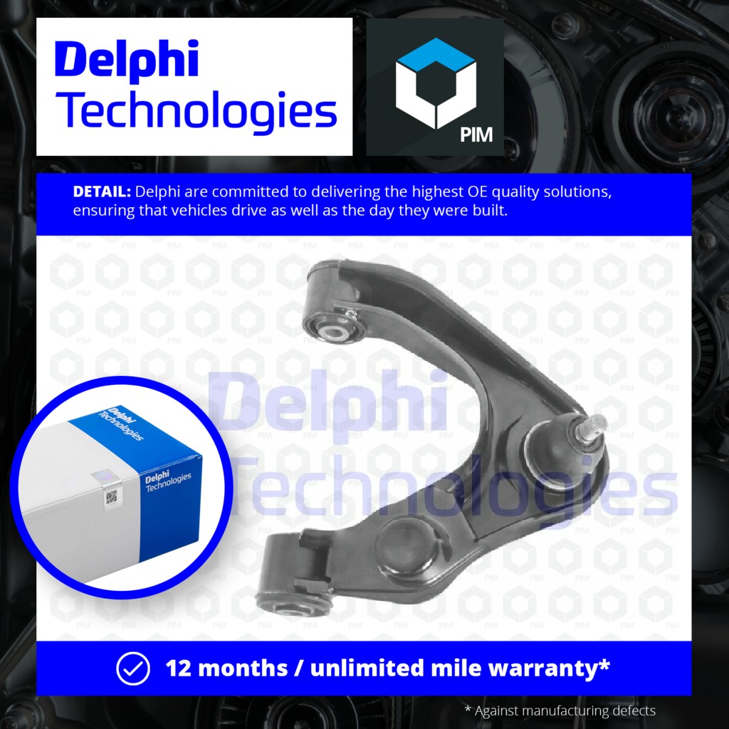 Delphi Wishbone / Suspension Arm Upper Right TC5726 [PM1864151]