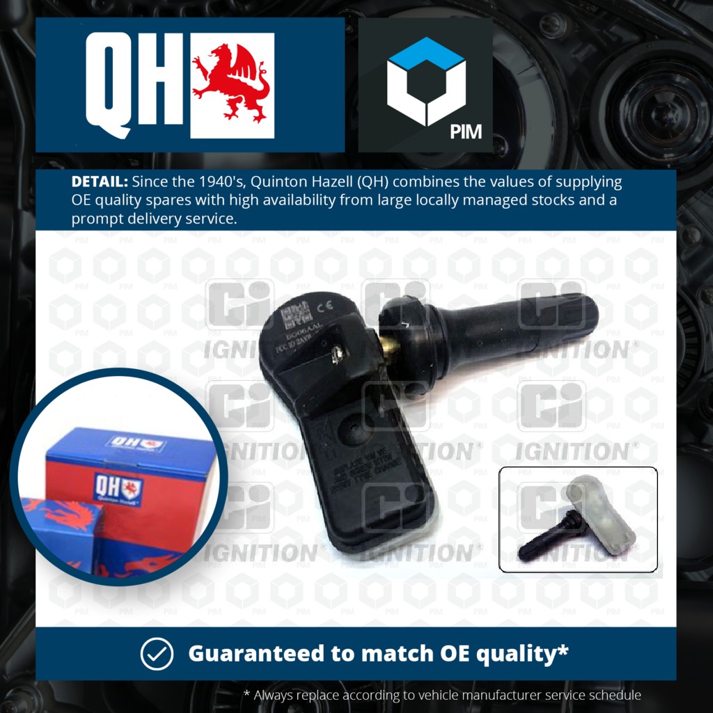 Quinton Hazell Tyre Pressure Sensor XTPS104 [PM1863595]