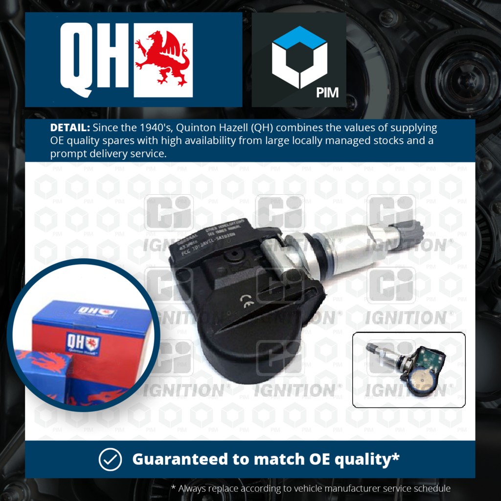 Quinton Hazell Tyre Pressure Sensor XTPS101 [PM1863592]