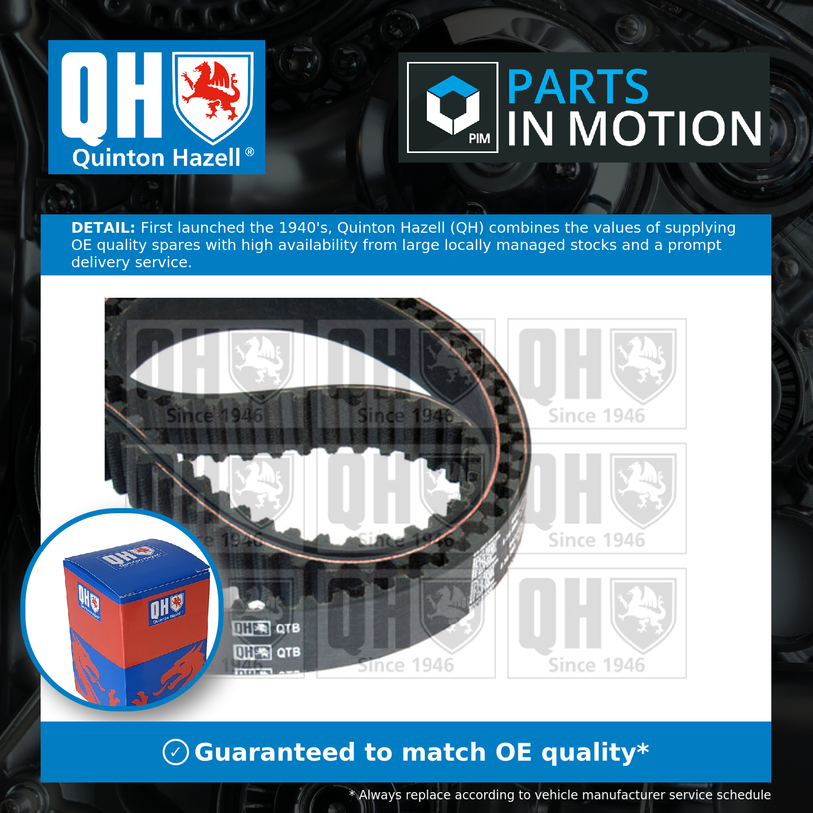 Quinton Hazell Timing Belt QTB465 [PM249901]