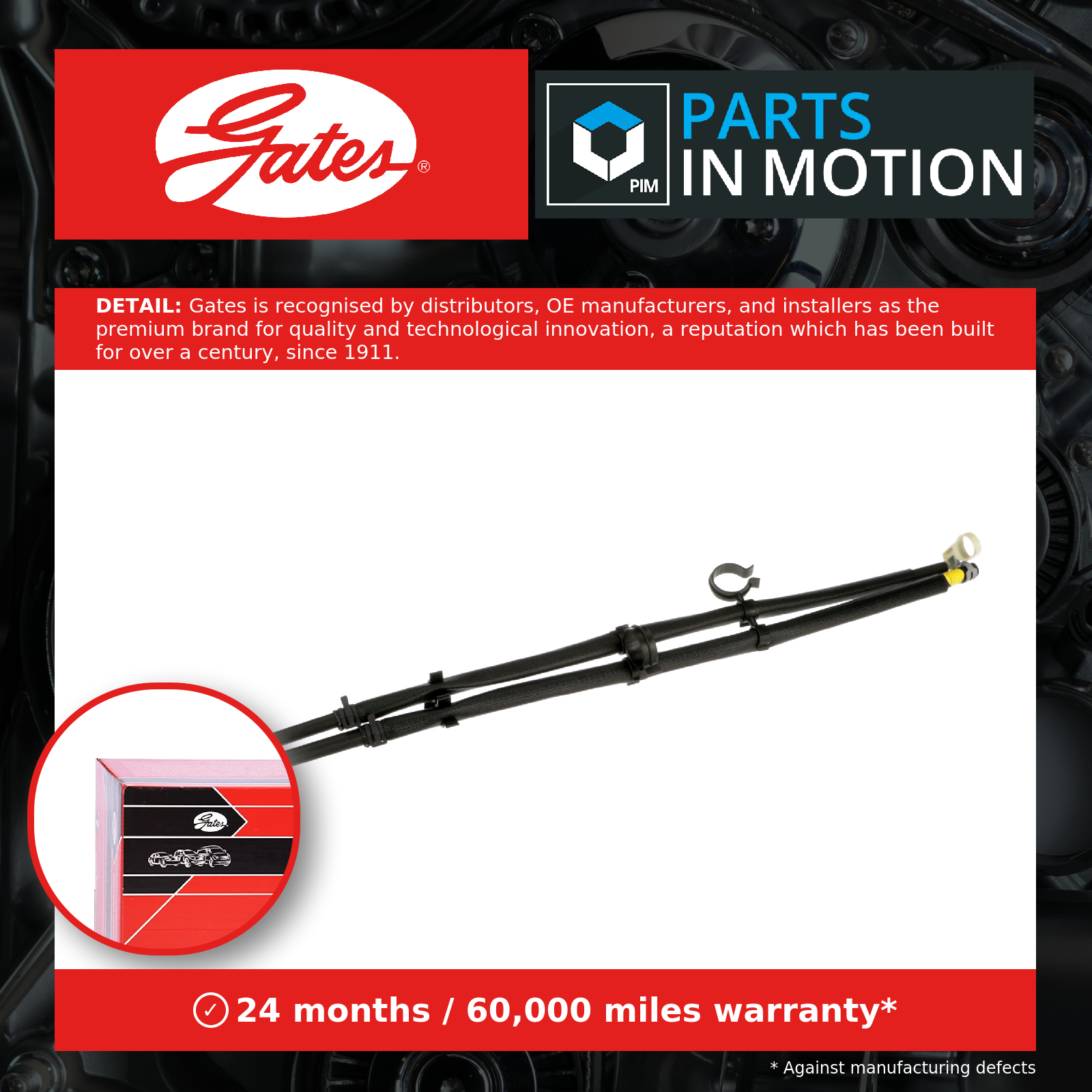 2x ✅Fits GATES EMH380 CRANKCASE VENTING ⭐UK Seller⭐ - Image 10