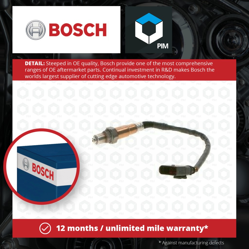 Bosch Lambda Sensor 025802700K [PM1859908]