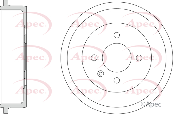 Apec Brake Drum Rear DRM9216 [PM1859089]