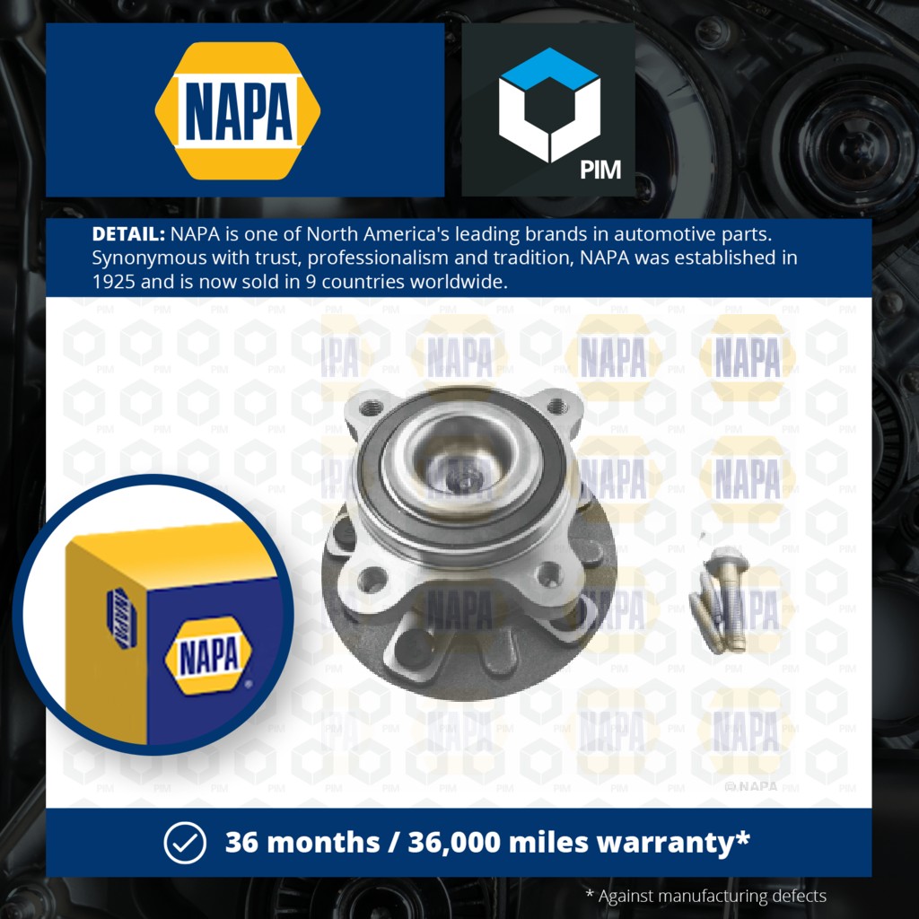 NAPA Wheel Bearing Kit PWB1290 [PM1851784]