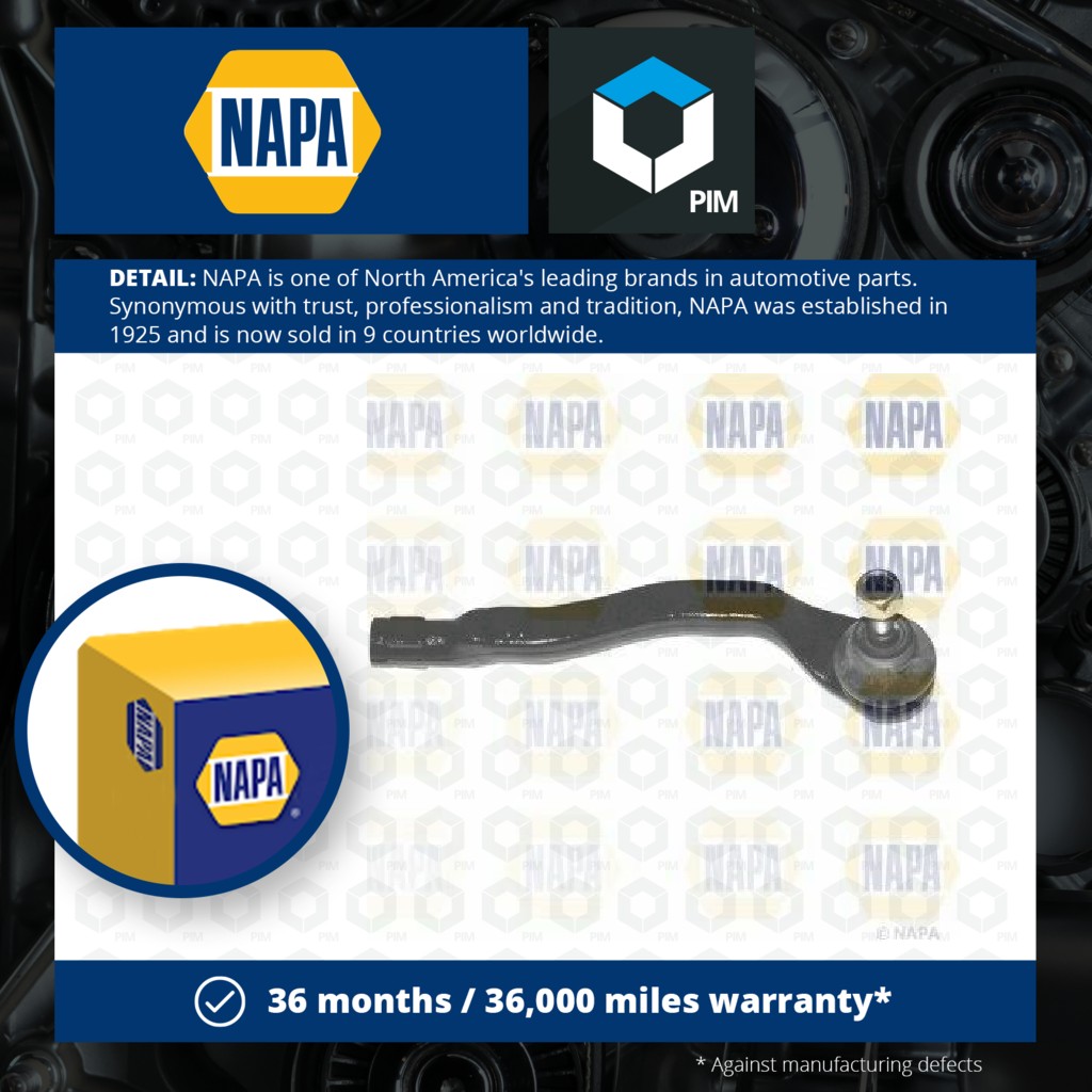 NAPA Tie / Track Rod End NST6274 [PM1851259]