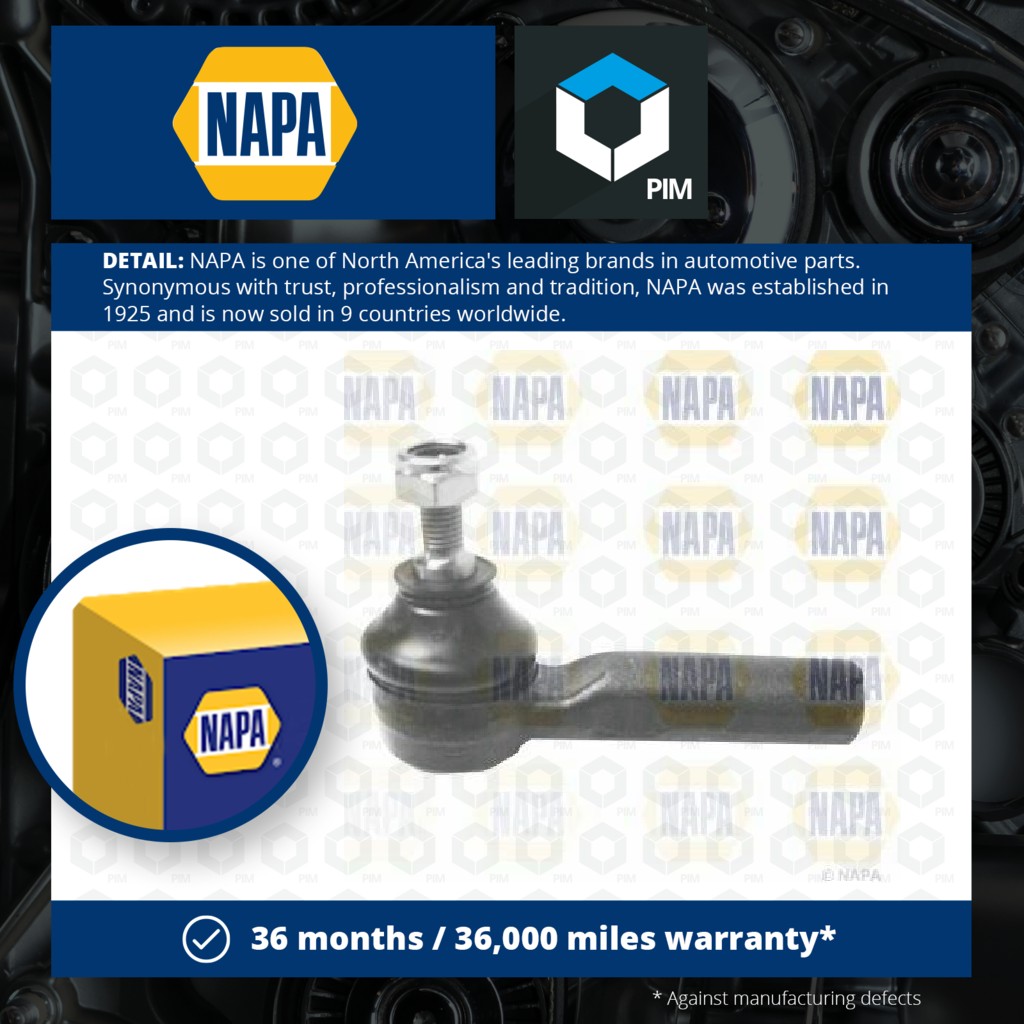 NAPA Tie / Track Rod End Outer NST6118 [PM1851132]