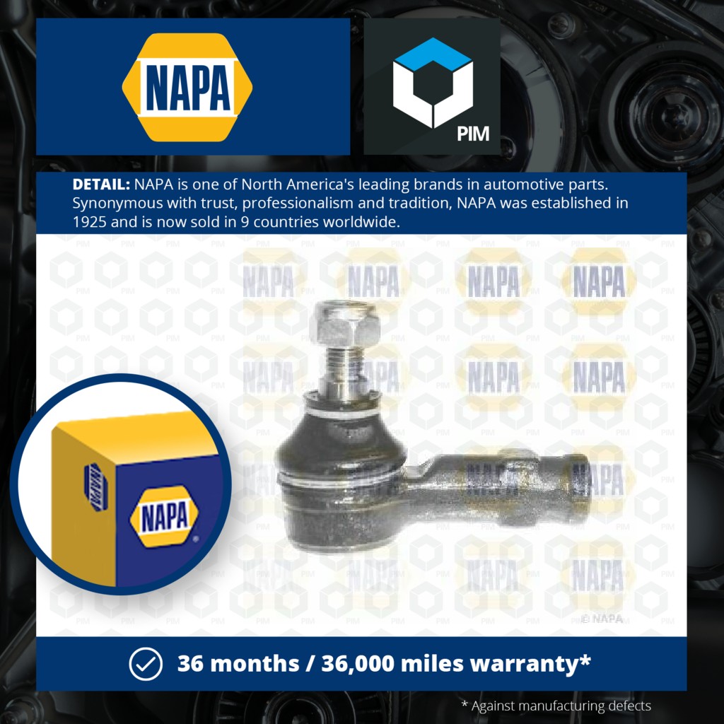 NAPA Tie / Track Rod End Outer NST6078 [PM1851103]