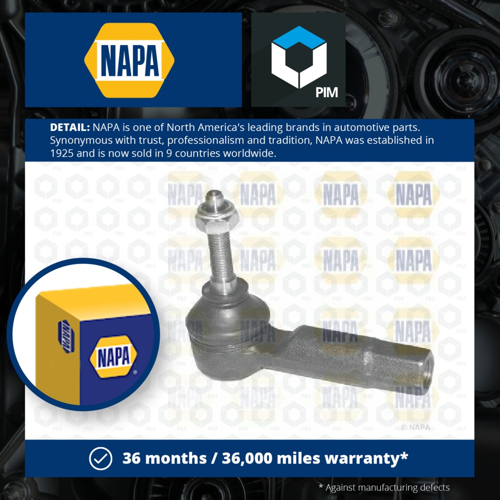 NAPA Tie / Track Rod End Outer NST6026 [PM1851056]