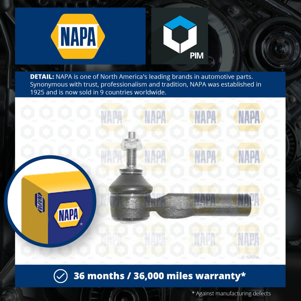 NAPA Tie / Track Rod End Outer NST6024 [PM1851054]