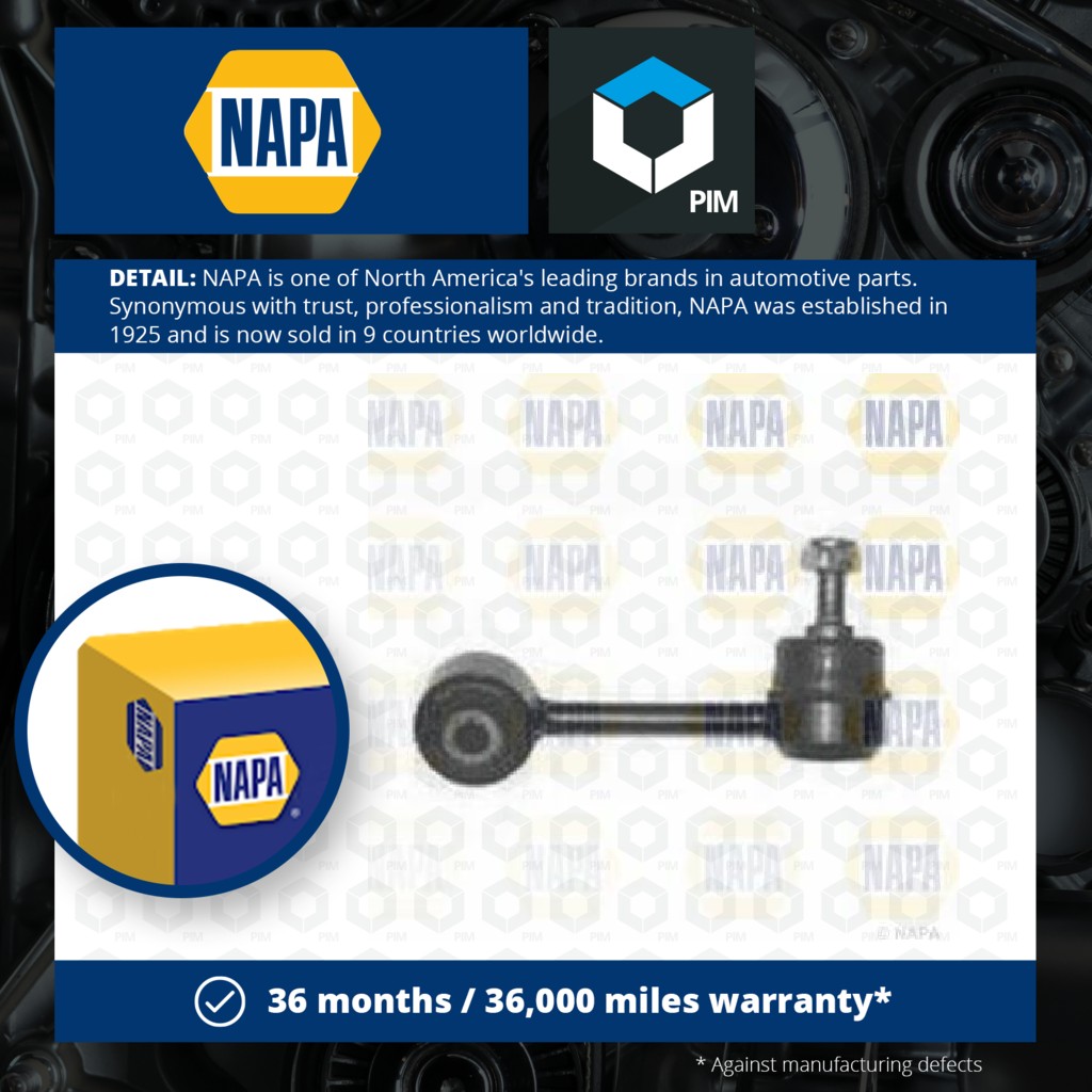 NAPA Anti Roll Bar Link Rear Right NST4280 [PM1850965]
