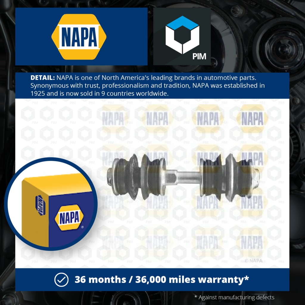 NAPA Anti Roll Bar Link Front NST4076 [PM1850775]