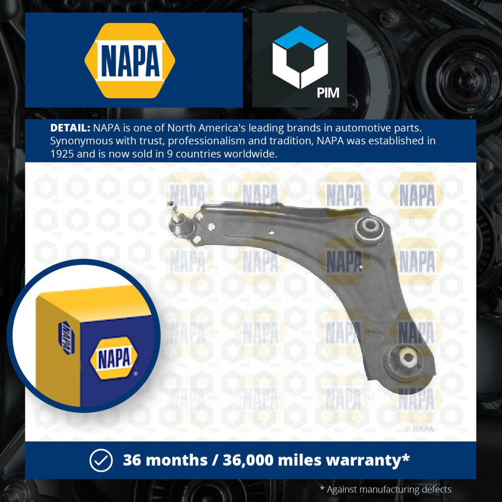 NAPA Wishbone / Suspension Arm Front Left NST2288 [PM1850527]