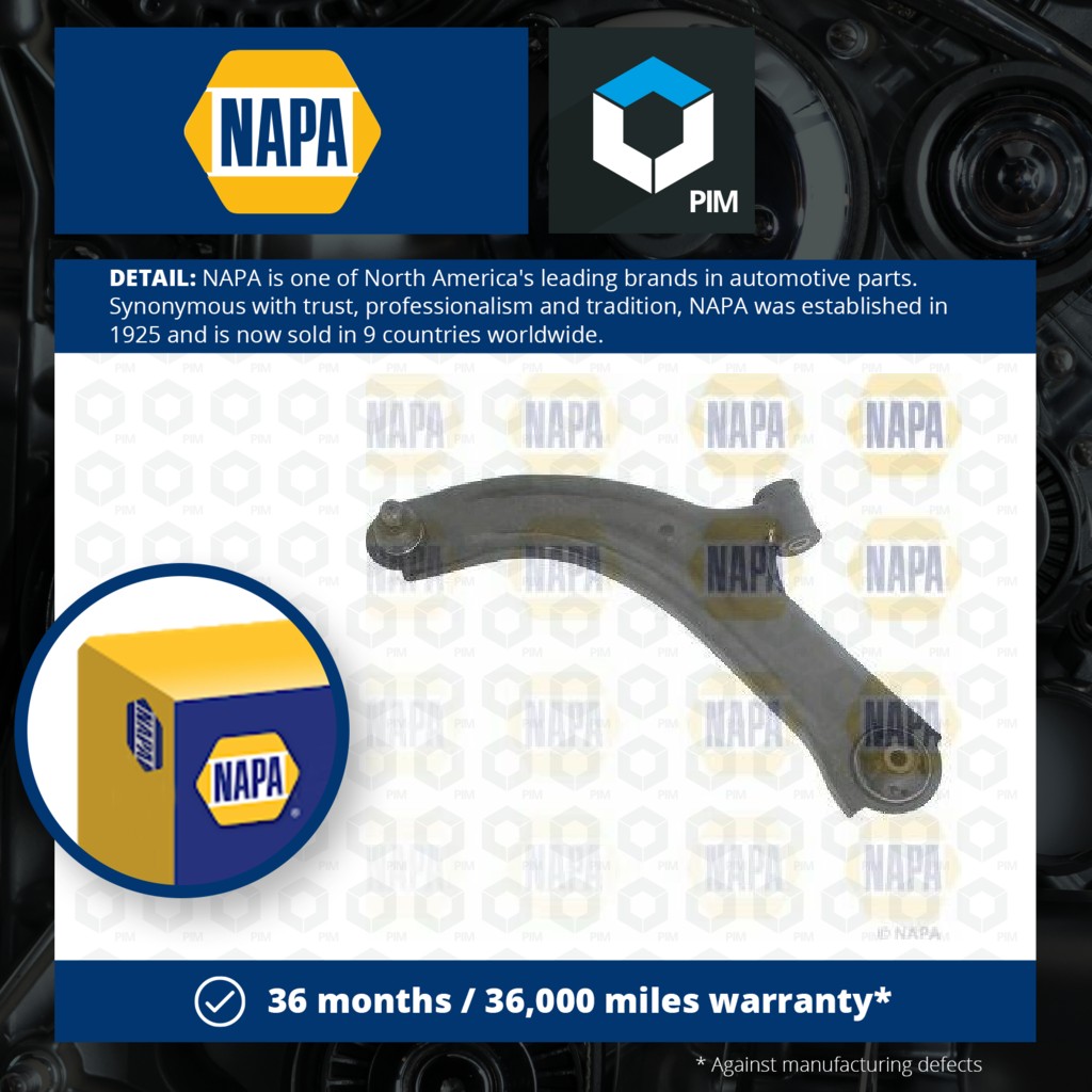 NAPA Wishbone / Suspension Arm Front Left NST2267 [PM1850506]
