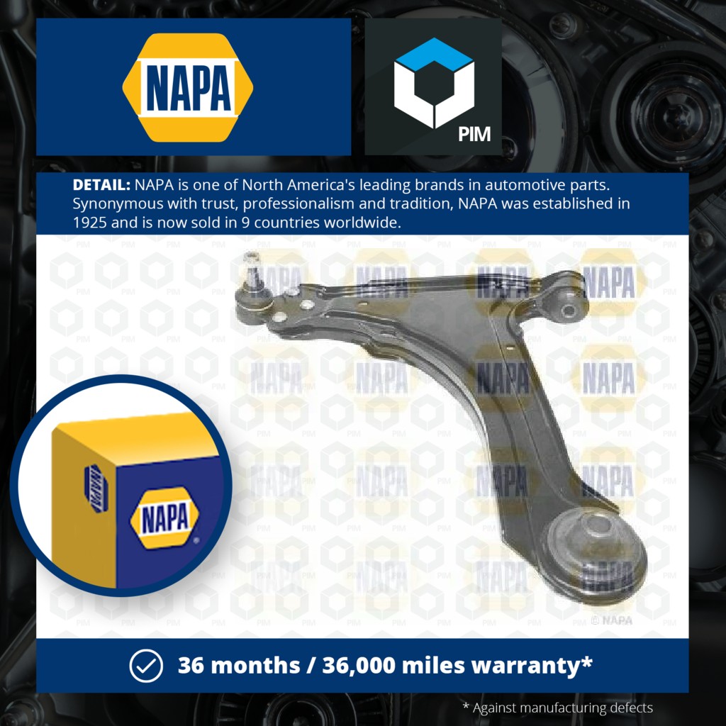 NAPA Wishbone / Suspension Arm Front Left NST2085 [PM1850367]