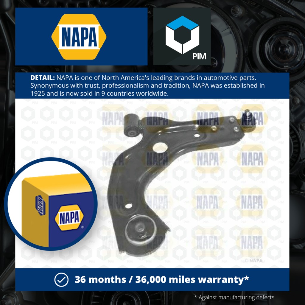 NAPA Wishbone / Suspension Arm Front Right NST2060 [PM1850346]