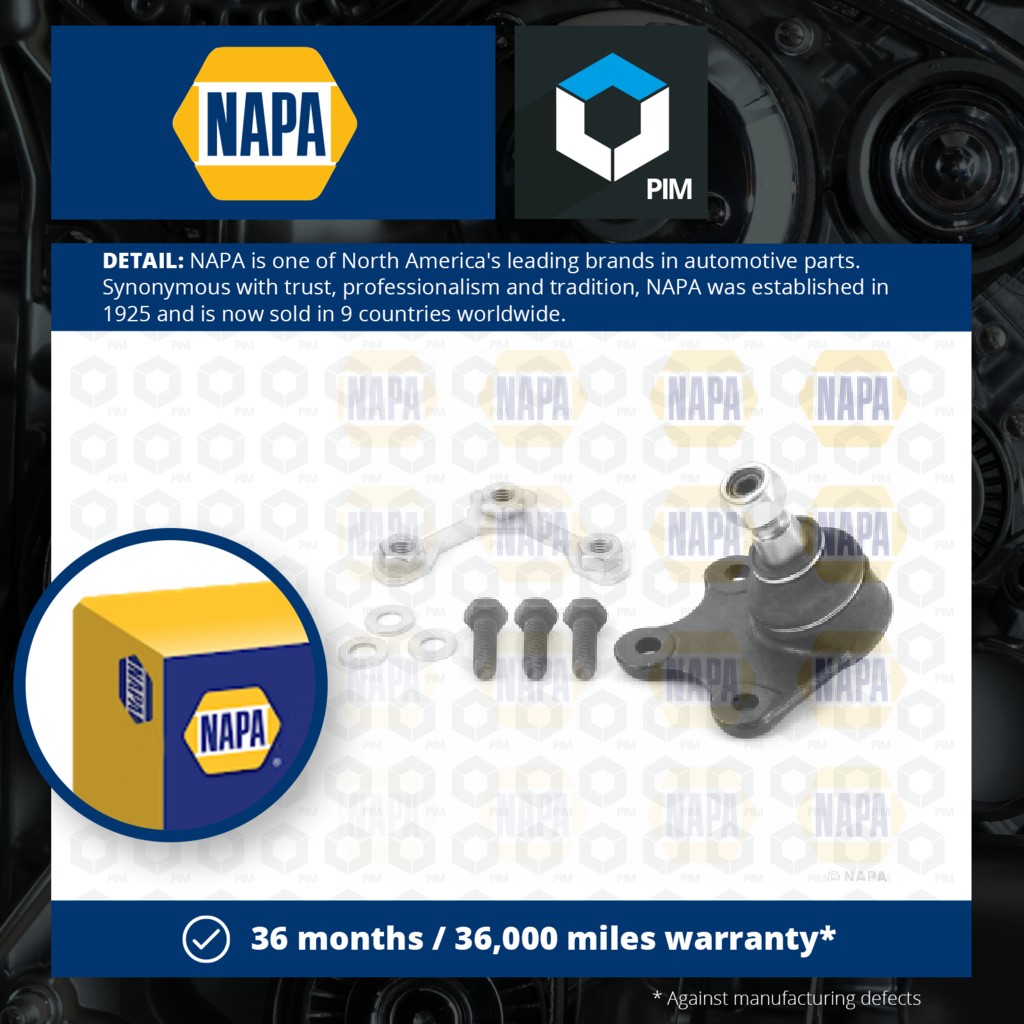 NAPA Ball Joint Lower Right NST0068 [PM1850184]
