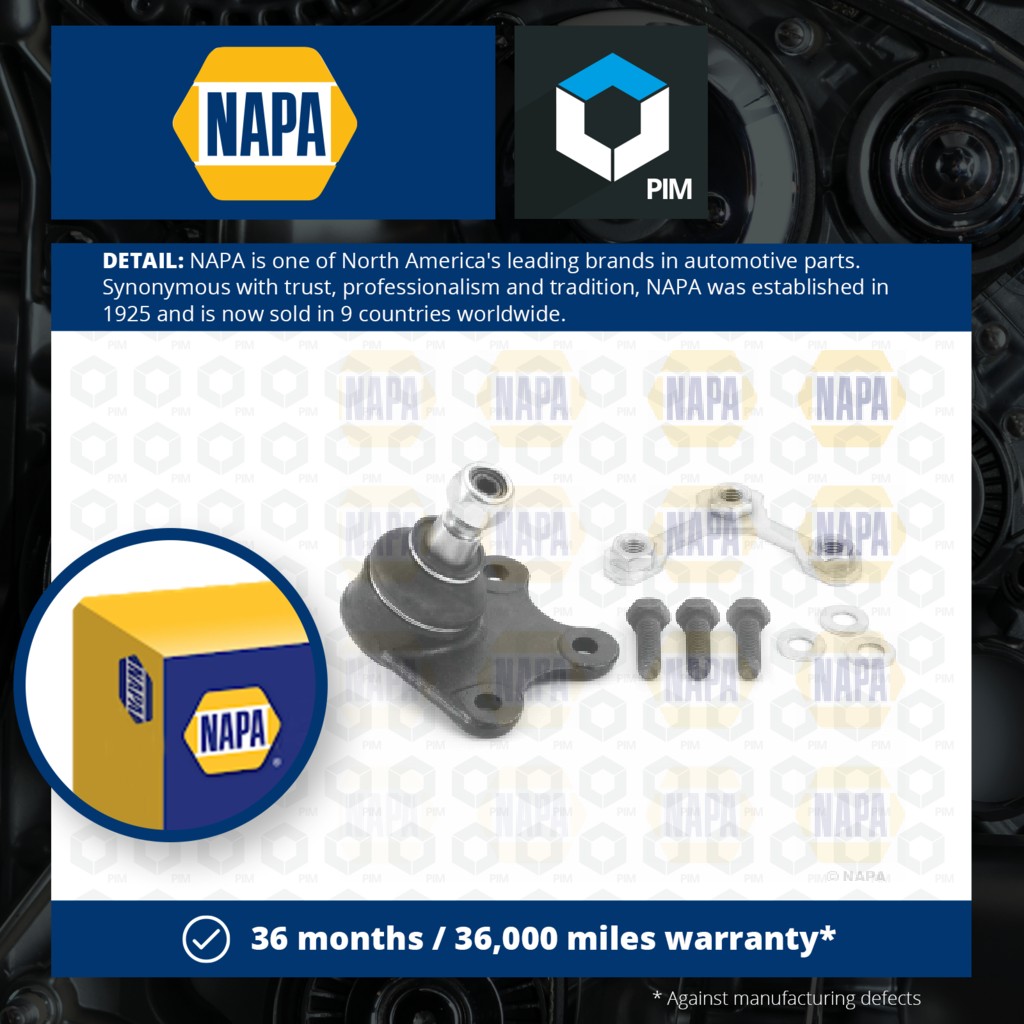 NAPA Ball Joint Lower Left NST0067 [PM1850183]