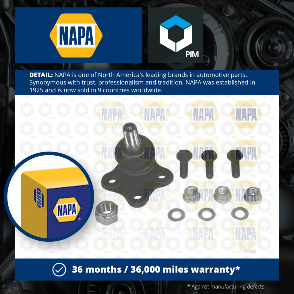 NAPA Ball Joint Lower NST0063 [PM1850180]