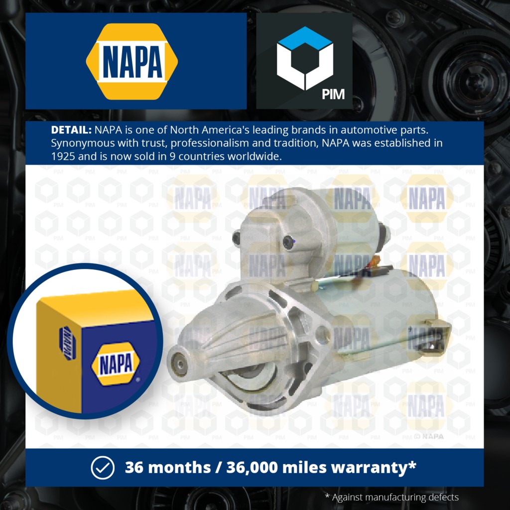 NAPA Starter Motor NSM1495 [PM1850098]