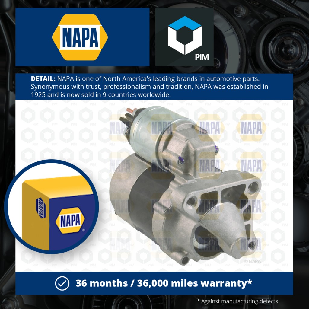 NAPA Starter Motor NSM1491 [PM1850094]