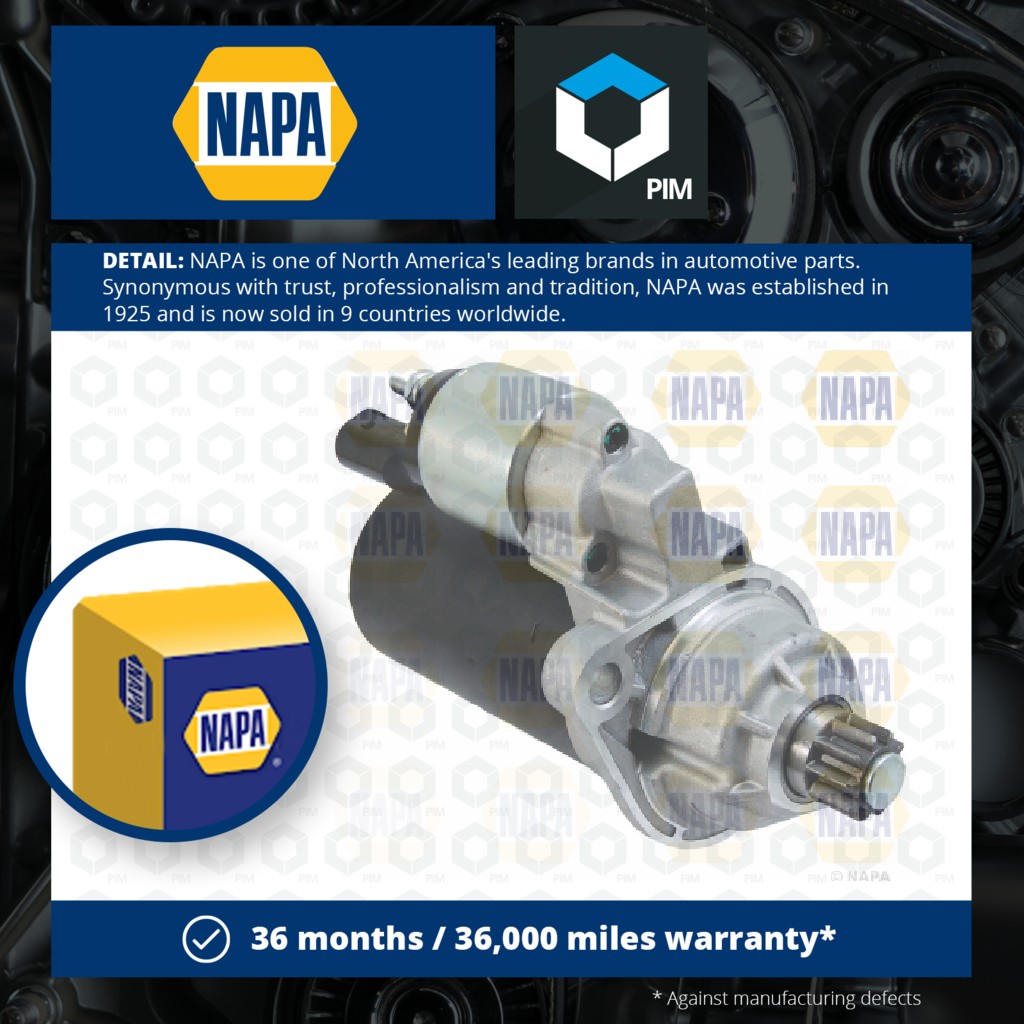 NAPA Starter Motor NSM1486 [PM1850089]