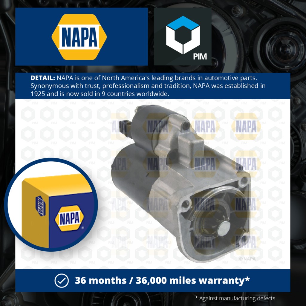 NAPA Starter Motor NSM1483 [PM1850086]