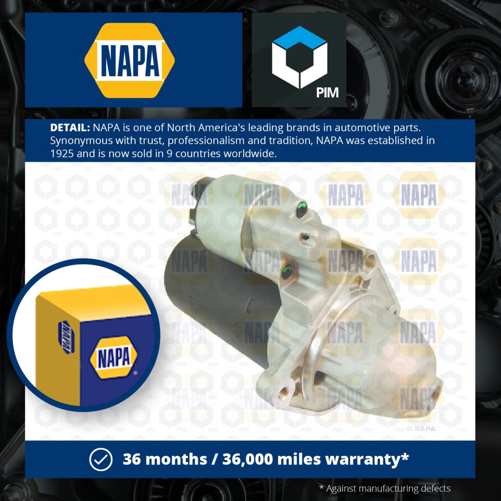 NAPA Starter Motor NSM1480 [PM1850083]