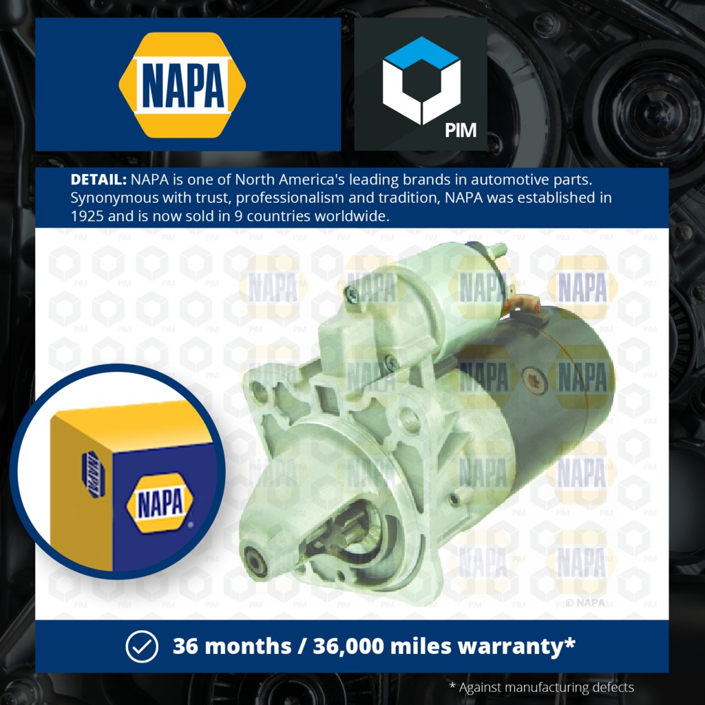 NAPA Starter Motor NSM1447 [PM1850050]
