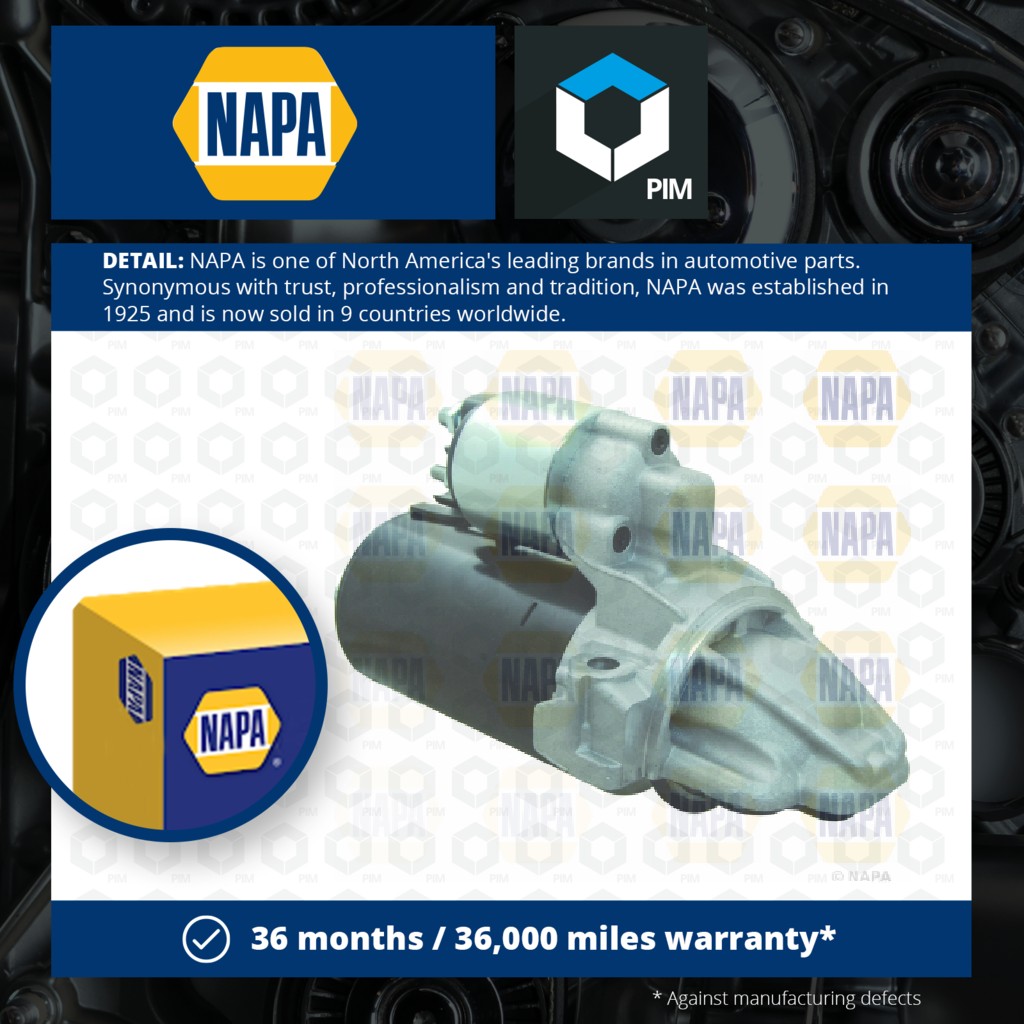 NAPA Starter Motor NSM1435 [PM1850038]