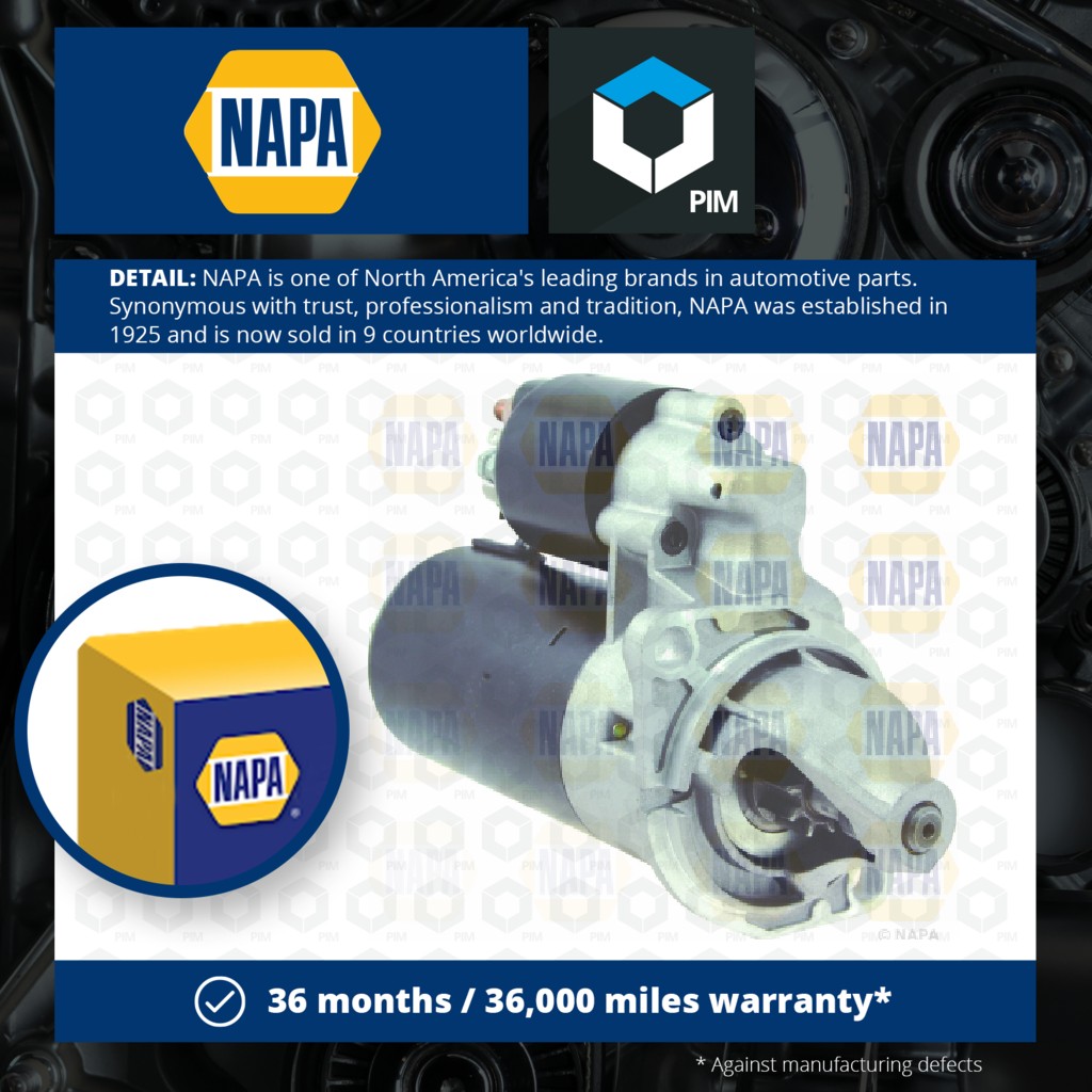 NAPA Starter Motor NSM1356 [PM1849960]