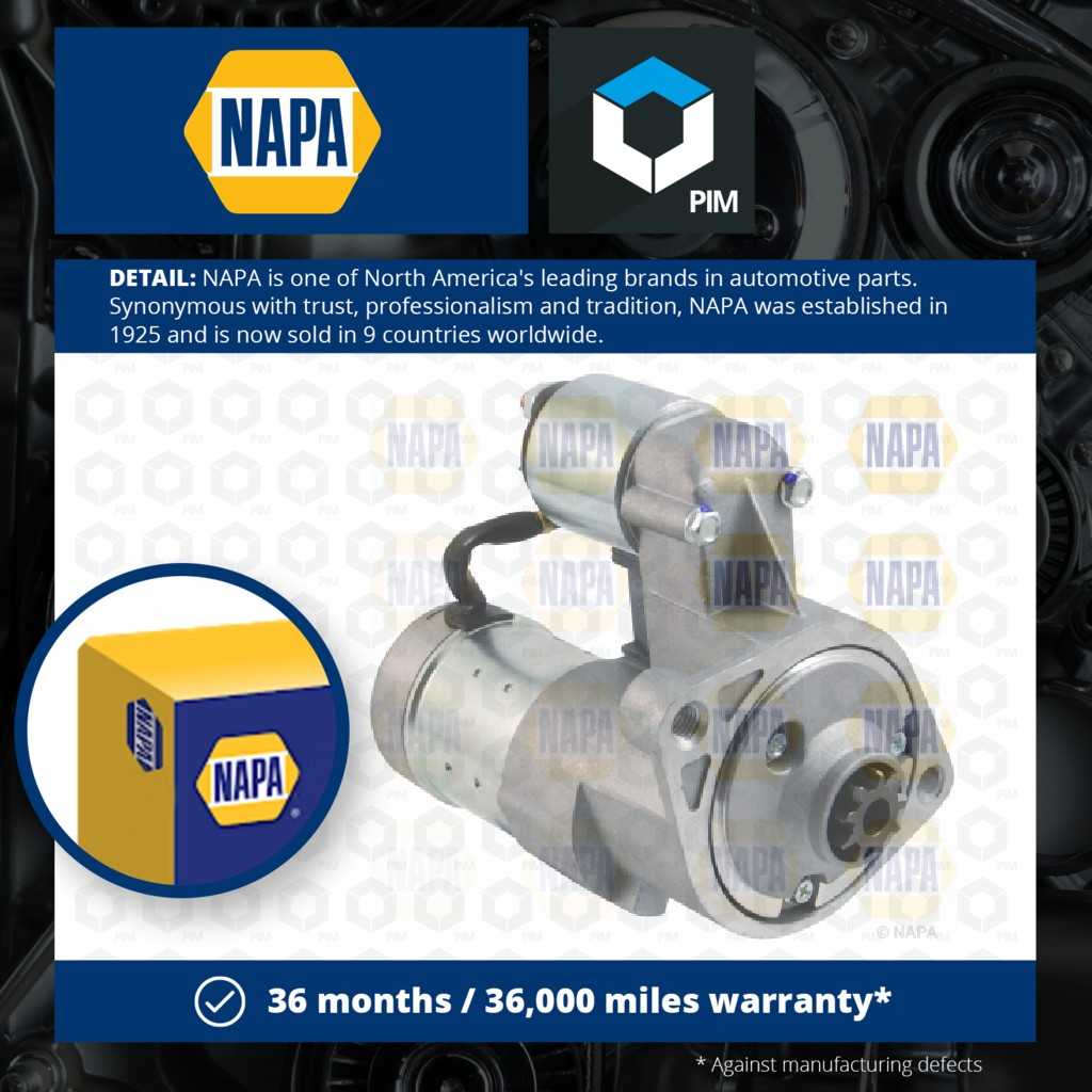 NAPA Starter Motor NSM1333 [PM1849937]