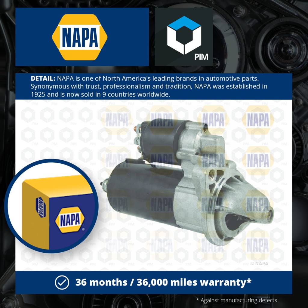 NAPA Starter Motor NSM1321 [PM1849925]
