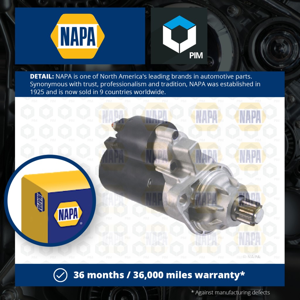 NAPA Starter Motor NSM1319 [PM1849923]