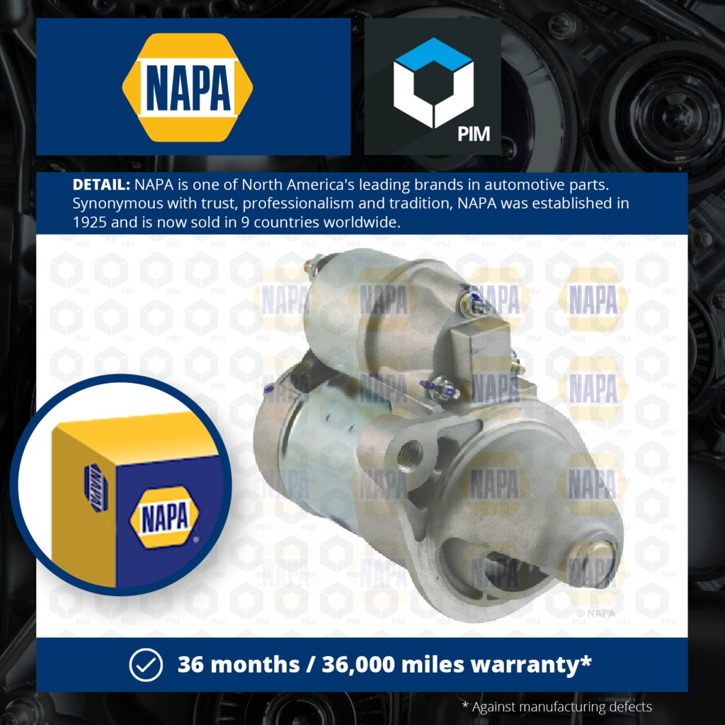 NAPA Starter Motor NSM1312 [PM1849916]